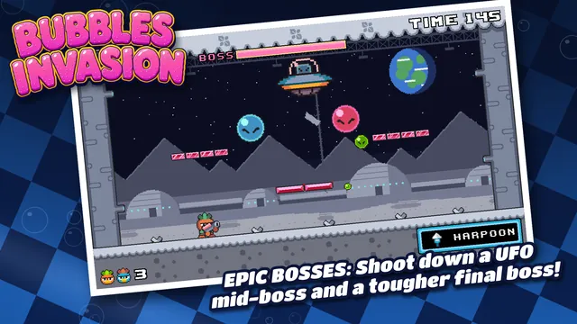 Shoot down the UFO boss