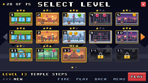 Level select